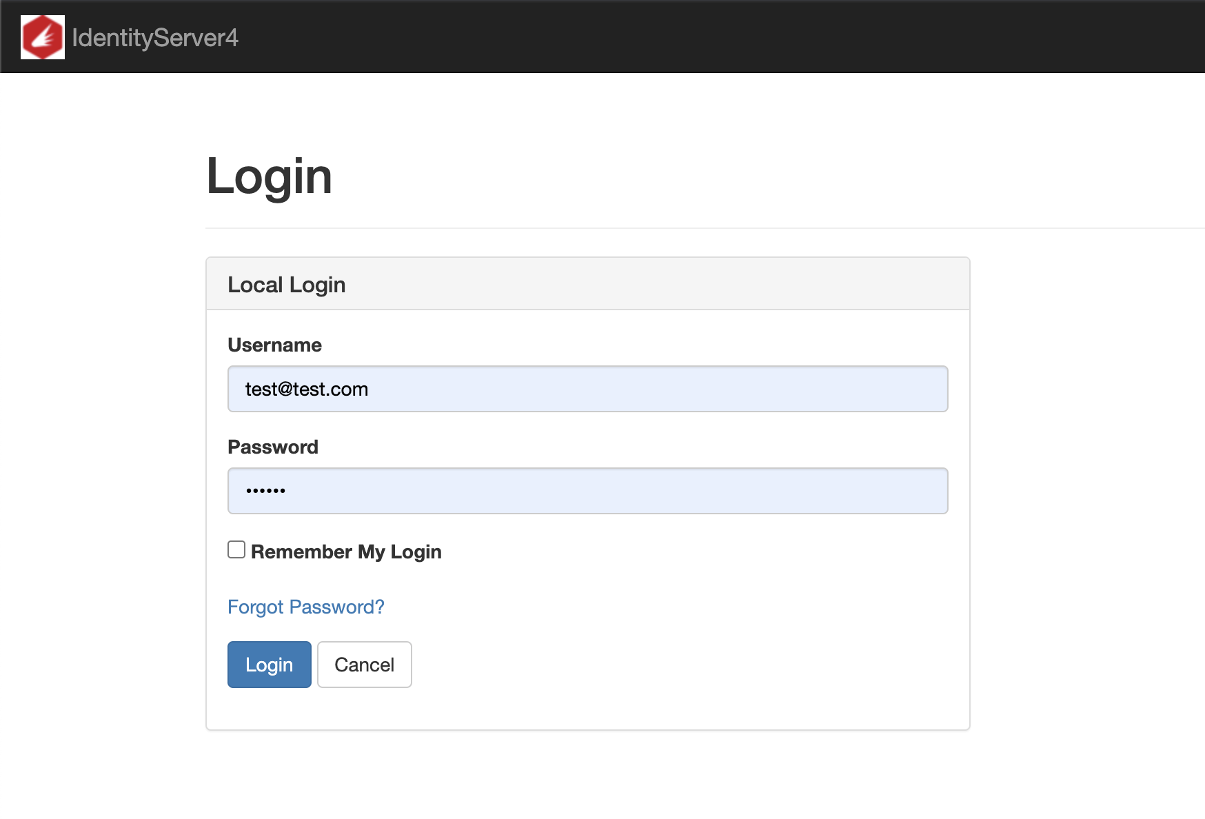 Online Demo Login